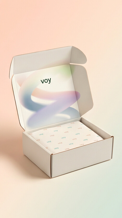 Caixa Voy clean com Voytex
